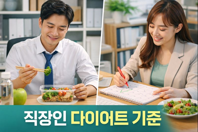 직장인 다이어트 기준과 일상 속 식습관
