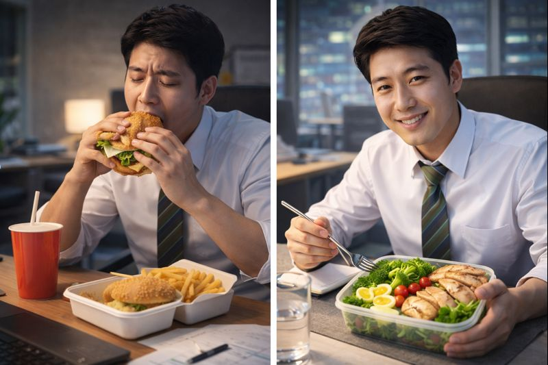 직장인 다이어트 실패와 업무 환경
